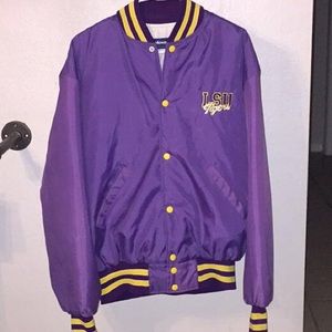 Vintage LSU button up jacket